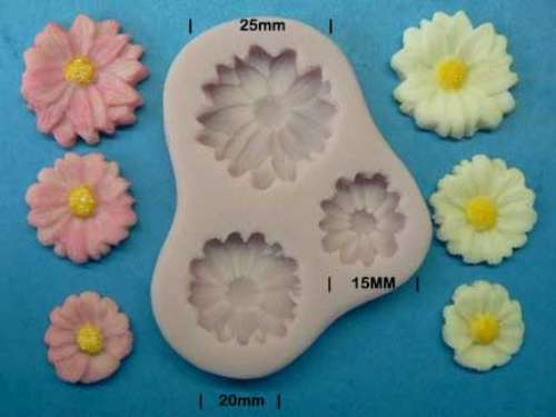 Petite Daisies Silicone Mould - Click Image to Close